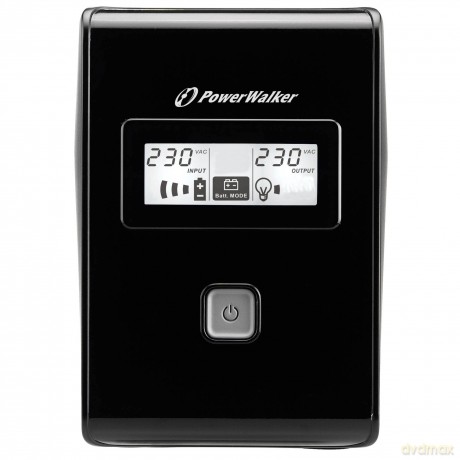 Zasilacz awaryjny line-interactive 850VA 2X SCHUKO OUT, RJ11 IN/ OUT, USB, LCD