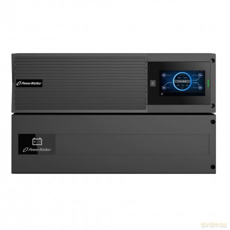 Zasilacz awaryjny Rack VFI 10000 ICR IOT 3/3 On-line 10KVA terminal RJ-45 USB-B RS-232 3/3