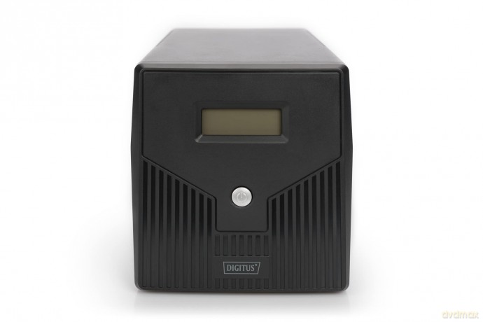 Zasilacz awaryjny UPS Line-Ineractive LCD, 1000VA/600W, 2x12V/7Ah, AVR, 4xSCHUKO, USB, RS232, RJ45