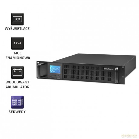 Zasilacz awaryjny UPS RACK | 1kVA | 800W | LCD