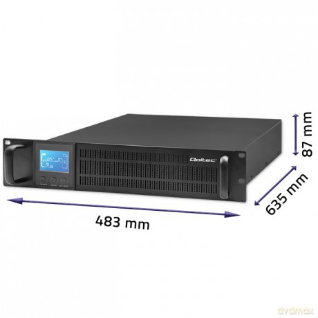 Zasilacz awaryjny UPS RACK | 2kVA | 1600W | LCD