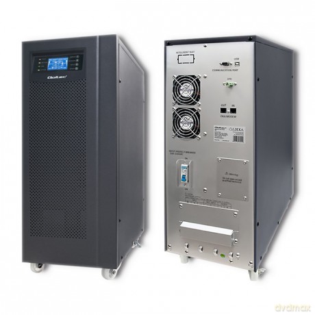 Zasilacz awaryjny UPS, on-line, czysta fala sinusoidalna, 10kVA, 8kW, LCD USB