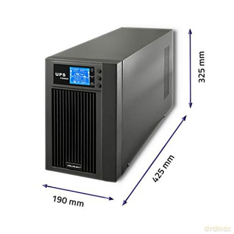 Zasilacz awaryjny UPS, on-line, czysta fala sinusoidalna, 3KVA, 2.4W, LCD, USB