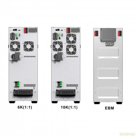 Zasilacz awaryjny VFI 10000 ICT IOT 3/1 BI On-line 10KVA terminal R1-45 USB-B RS-232 3/1 fazowy epo
