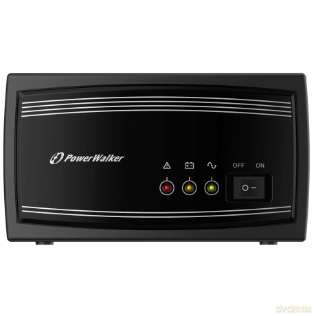 Zasilacz INVERTER 650VA ŁADOWARKA 15A, CZYSTA FALA SINUSOIDALNA (BEZ AKUMULATORÓW)