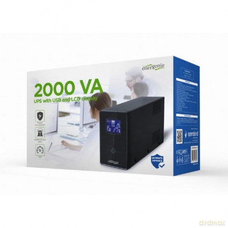 Zasilacz UPS 2000VA Line-in 1xC14 3xC13 2xShuko USB RJ45