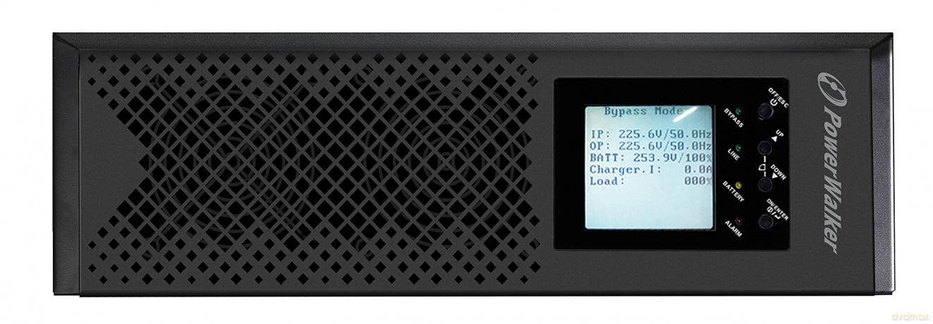 Zasilacz UPS RACK 19 ON-LINE 3/1 FAZY 10 KVA CPH TERMINAL IN/OUT, USB/RS-232, EPO, LCD