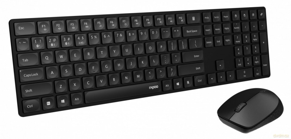 Zestaw 8020M bezprzewodowy Czarny