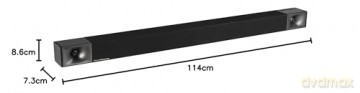 Zestaw głośników CINEMA 600 black soundbar plus subwoofer