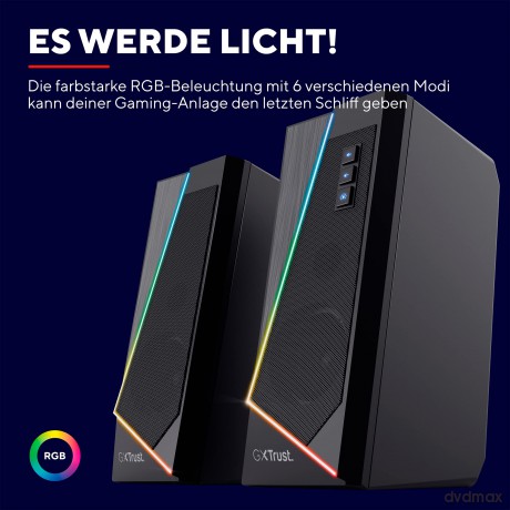 Zestaw głośników podświetlanych GXT 609 ZOXA RGB