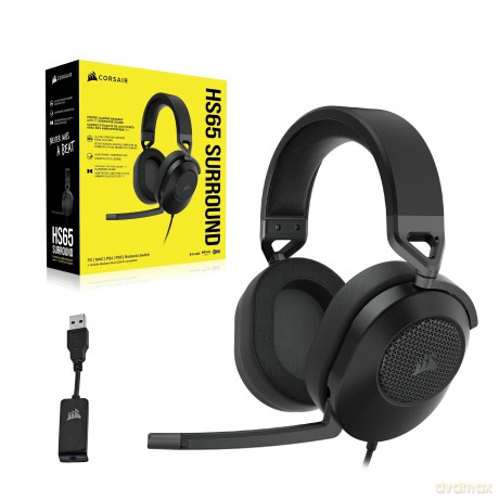 Zestaw słuchawkowy HS65 Surround Carbon