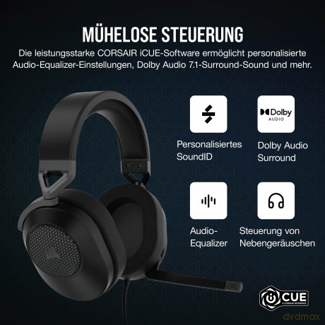 Zestaw słuchawkowy HS65 Surround Carbon