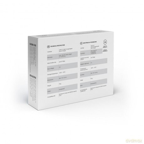 Zewnętrzna obudowa na dysk HDD/SSD 2.5", USB 3.0, AK-66, transparentna