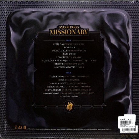 Snoop Dogg: Missionary (White Picture) [Winyl]