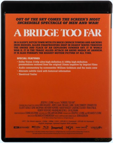 A Bridge Too Far (O jeden most za daleko) [Blu-Ray 4K]