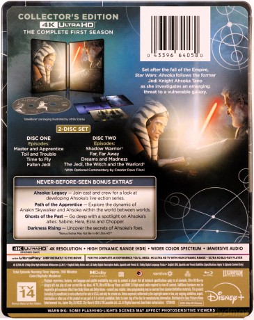 Ahsoka: Complete Season 1 (steelbook) [2xBlu-Ray 4K]