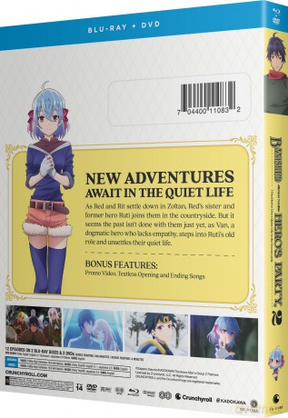 Banished from the Hero's Party I Decided to Live a Quiet Life in the Countryside - Season 2 [2xBlu-Ray]+[2DVD]