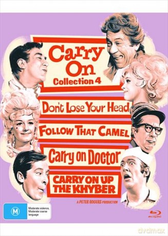 Carry On: Film Collection 4: Carry On... Don't Lose Your Head / Carry On... Follow That Camel / Carry On Doctor / Carry On... Up The Khyber [4xBlu-Ray]