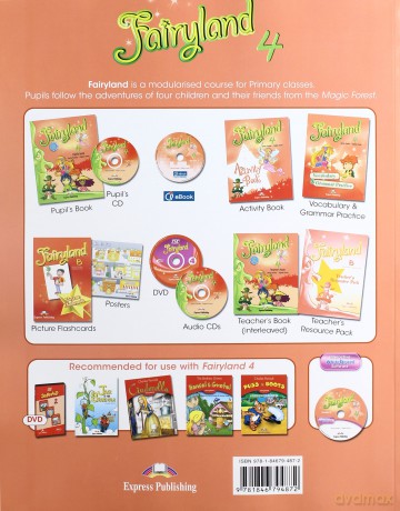 Fairyland 4 WB +DVD [KSIĄŻKA]