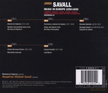 Savall: European Instr. 1550-1650 [5CD]