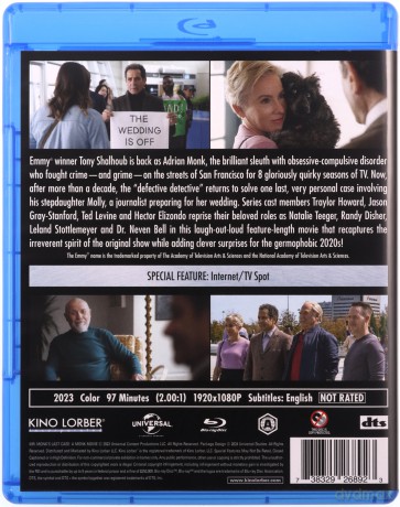 Mr. Monk's Last Case: A Monk Movie [Blu-Ray]