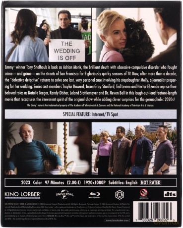 Mr. Monk's Last Case: A Monk Movie [Blu-Ray]