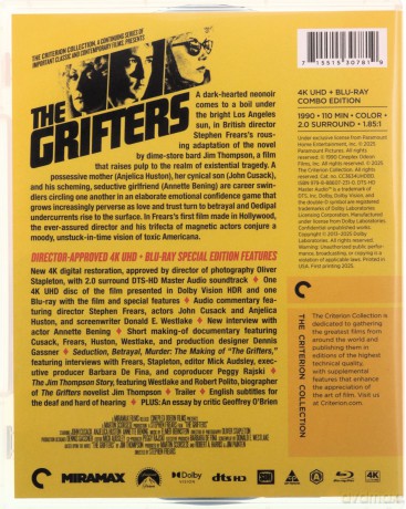 The Grifters (Naciągacze) (The Criterion Collection) [Blu-Ray 4K]+[Blu-Ray]