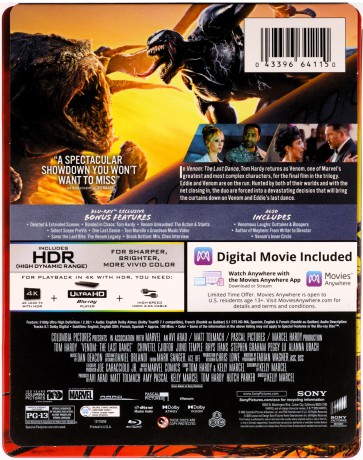 Venom: The Last Dance (Venom 3: Ostatni taniec) (steelbook) [Blu-Ray 4K]+[Blu-Ray]