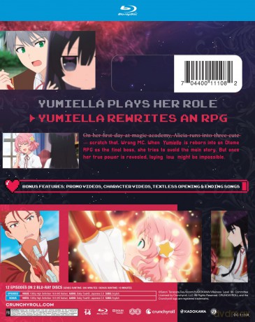 Villainess Level 99: I May Be the Hidden Boss but I'm Not the Demon Lord [2xBlu-Ray]