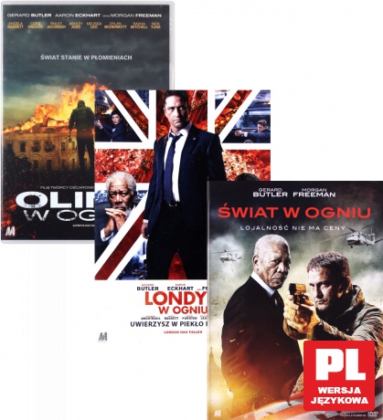 Londyn w ogniu / Olimp w ogniu / Świat w ogniu Pakiet [3DVD]
