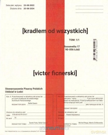 [kradłem od wszystkich] - Victor Ficnerski [KSIĄŻKA]