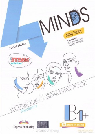 4 Minds B1+ WB + DigiBook (kod) - Jenny Dooley [KSIĄŻKA]