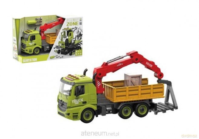 Auto ciężarówka z dźwiękami światłem i napędem