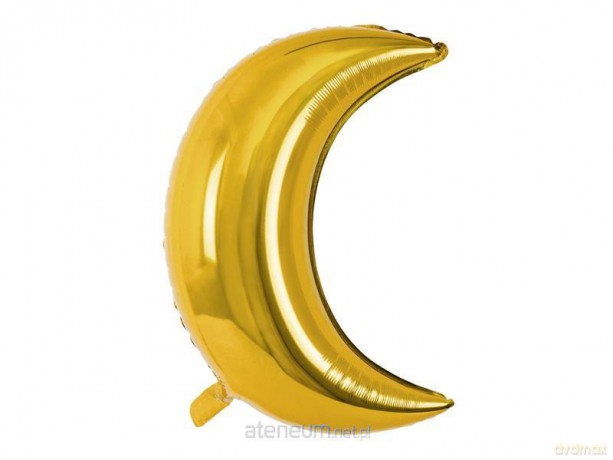 Balon foliowy księżyc złoty 60cm