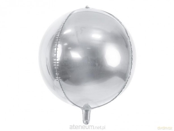 Balon foliowy Kula 40cm srebrny