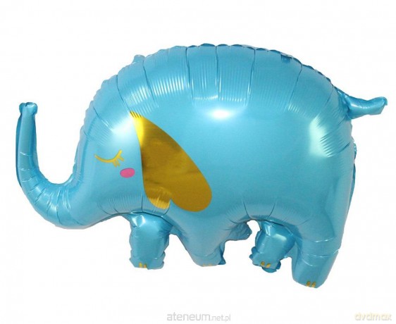 Balon foliowy Słoń niebieski 40x58cm