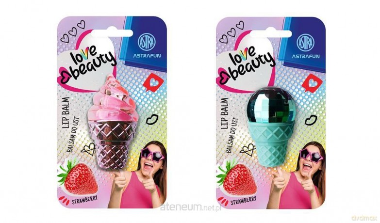 Balsam do ust Ice Cream truskawka mix