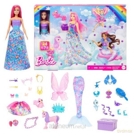 Barbie Dreamtopia Kalendarz adwentowy Kraina Fanta [FIGURKA]