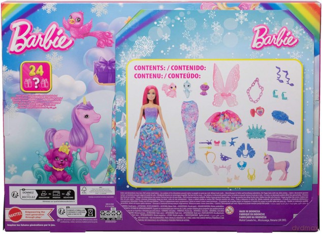 Barbie Dreamtopia Kalendarz adwentowy Kraina Fanta [FIGURKA]
