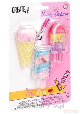 Błyszczyk do ust Candy lód 3szt