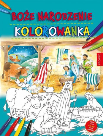 Boże Narodzenie - kolorowanka. Boże Narodzenie - Bethan James [KSIĄŻKA]