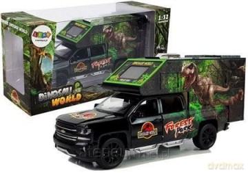 Camper z dinozaurami 1:32 czarny