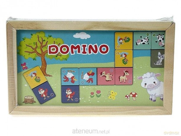Domino drewniane Zwierzątka [GRA]