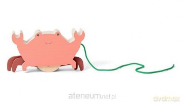 Drewniany krab do ciągnięcia