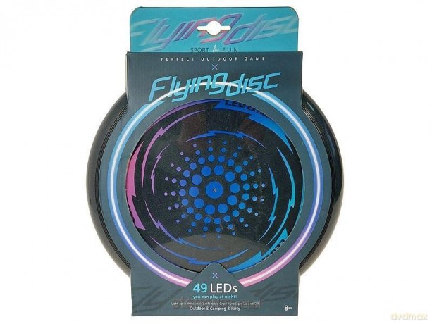 Dysk latający 27cm z akumulatorem światło 49 LEDs