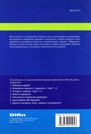 Gospodarka zapasami i magazym cz. 3 [KSIĄŻKA]