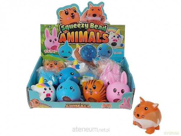 Gniotek Zwierzątka mix (12szt)