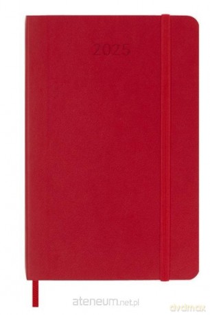 Kalendarz 2025 dzienny P scarlet red [KALENDARZ]