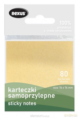 Karteczki samoprzylepne 76x76mm 80szt Eco