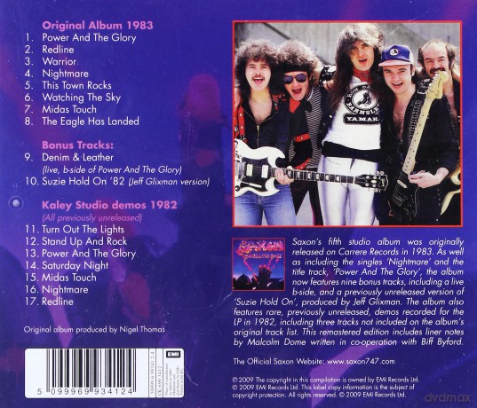 Saxon: Power And The Glory [CD]